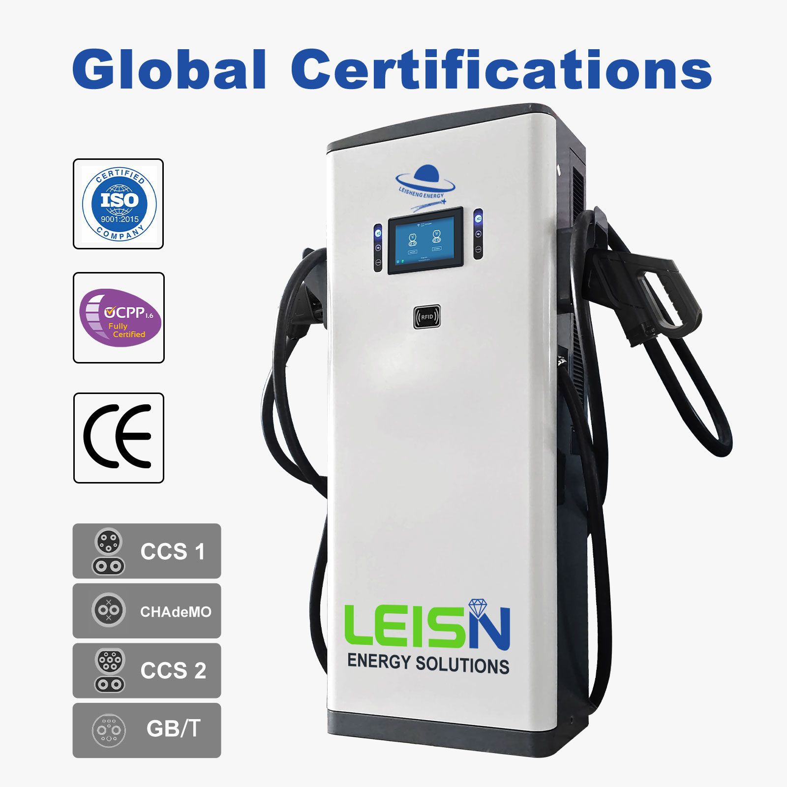 carregador dc ev com certificação global