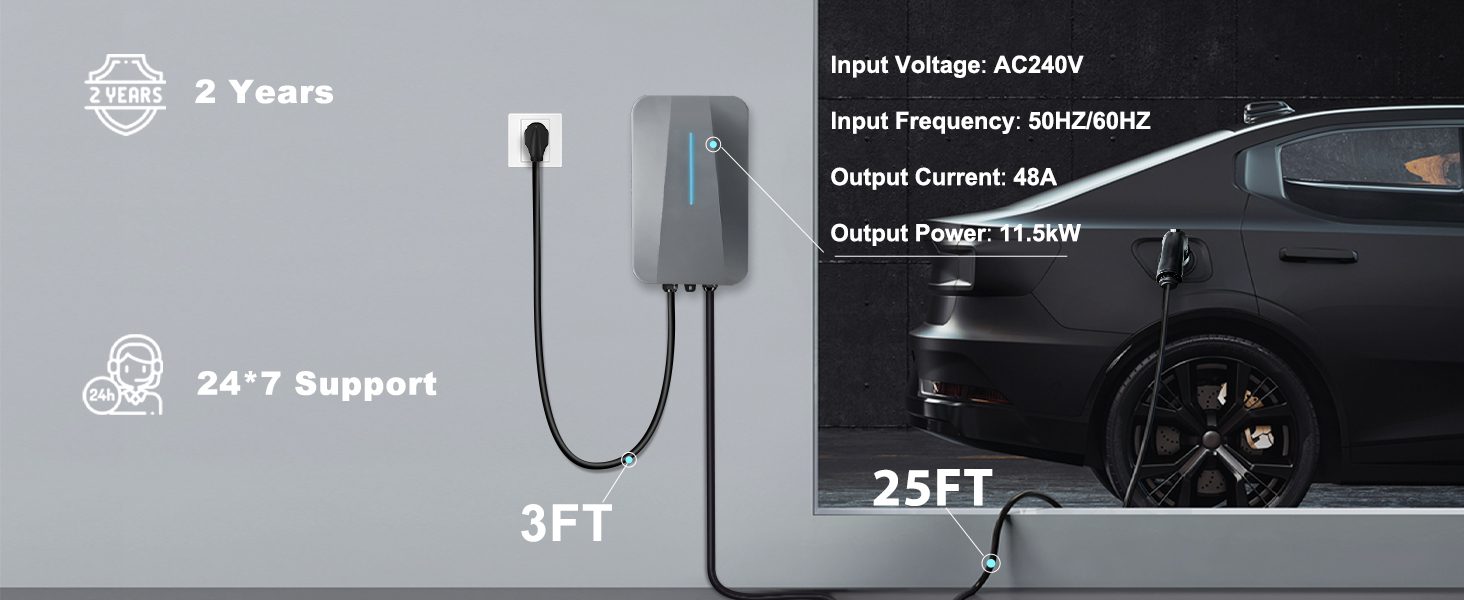 Caixa de embutir de 11,5kW CA Ev
